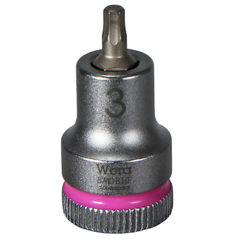Wera Tool 8740 B HF Zyklop 3/8" Drive Hex Bit Socket 3mm