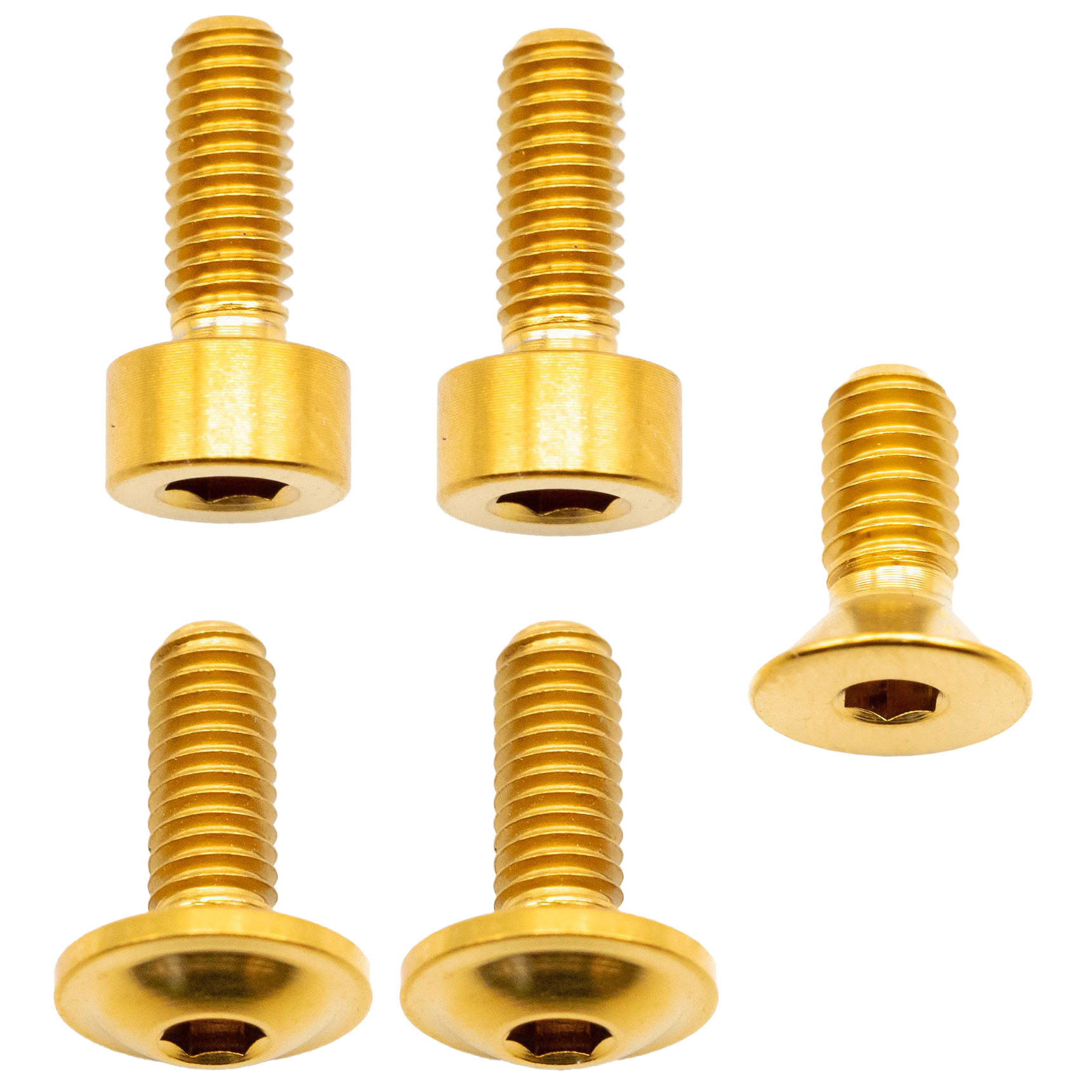 Better Bolts Fox 36 Fork Ti Bolt Kit 2016-2020 Fit4 Gold 5/Count