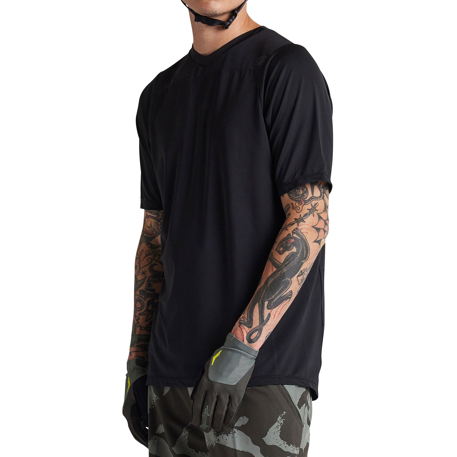 Skyline Short Sleeve Jersey Mono Black - Image 8