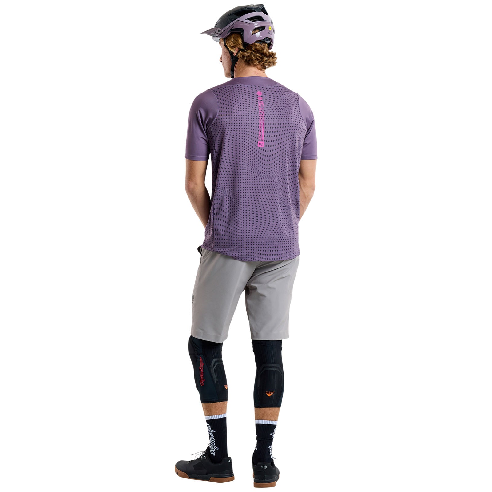 Skyline Short Sleeve Jersey Radioscape Deep Purp - Image 9