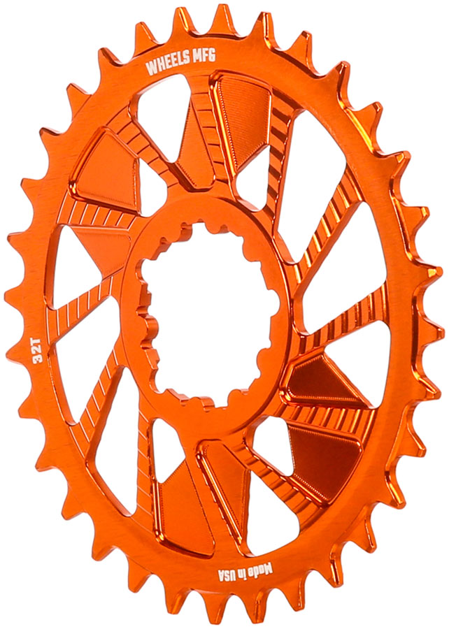 Wheels Manufacturing 3-Bolt Direct Mount Hyperglide+ Chain Compatible Chainring - Image 2