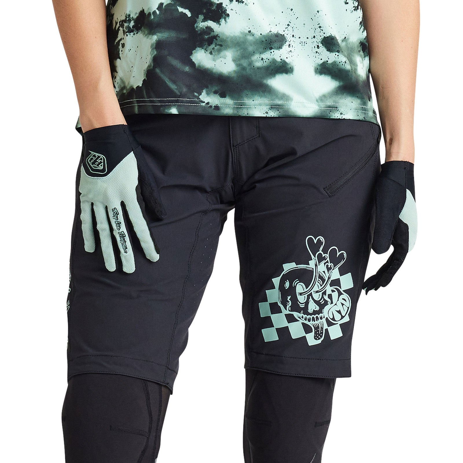 Womens Lilium Short Shell Micayla Gatto Watercolor Black - Image 6