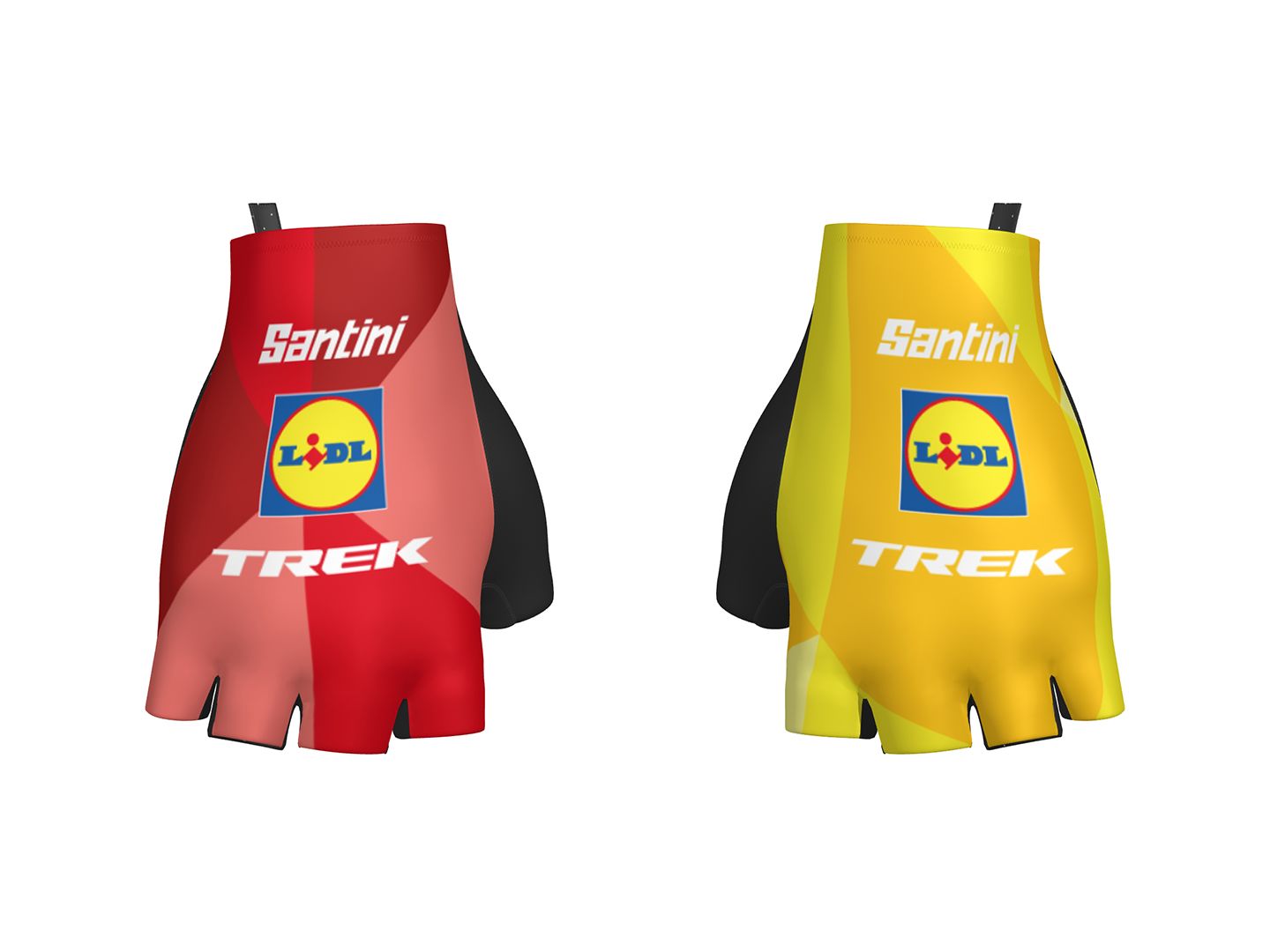 Santini Trek Team Blue/Yellow Glove Santini Trek Team Blue/Yellow Glove