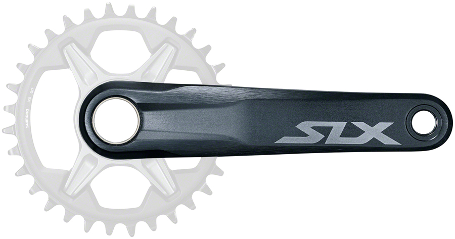 Shimano SLX FC-M7100-1 Crankset - 12-Speed 1x Direct Mount Hollowtech II Spindle Interface, Black