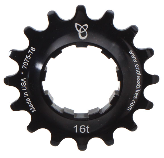 Endless Bike Kick Ass Cog 16t - Black Ano