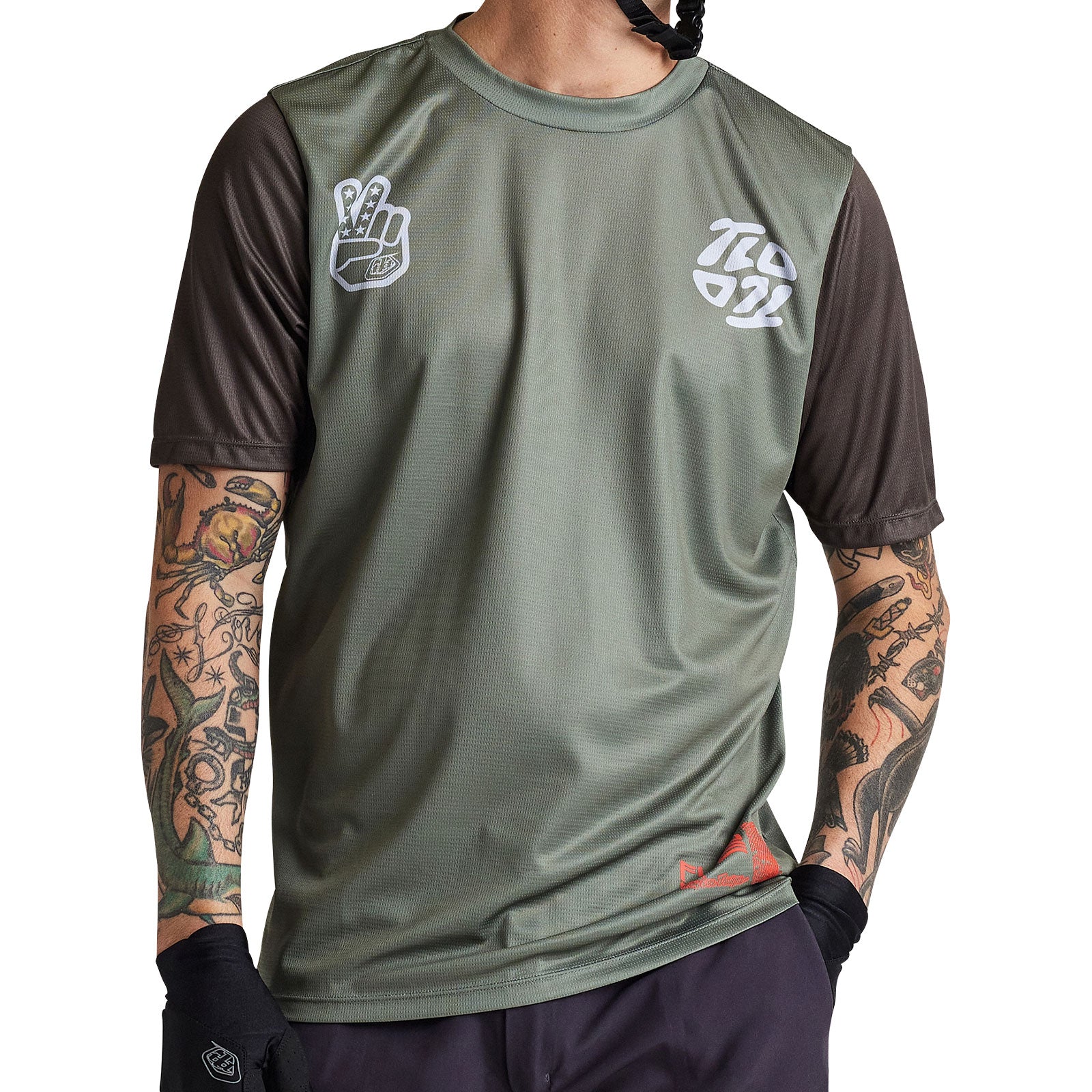 Flowline SS Jersey Flipped Olive - Image 7