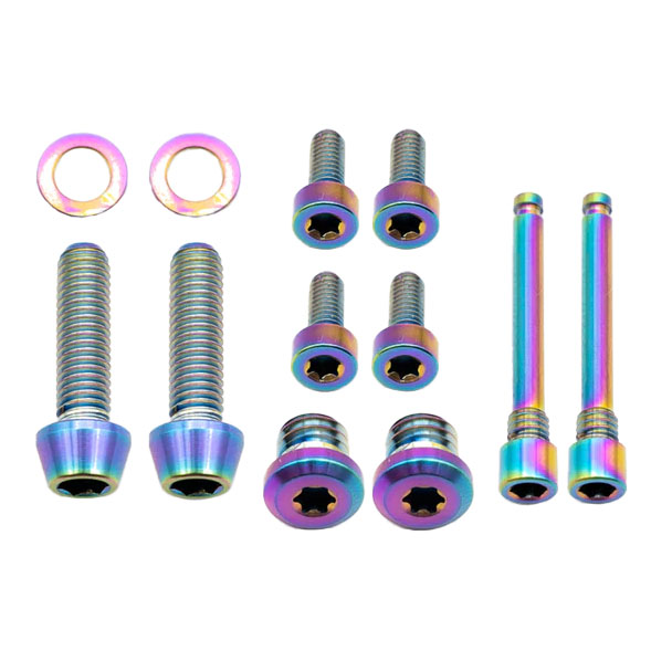 Better Bolts TRP DHR EVO Brake Bolt Rainbow 12/Count