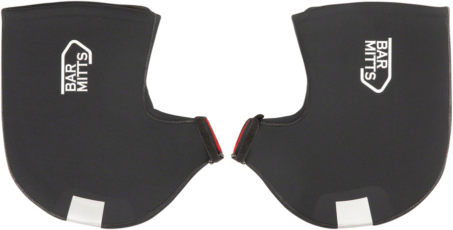 Bar Mitts Road Pogie Handlebar Mittens - Internally Routed Campy/SRAM/Newer Shimano No Zipper XL BLK
