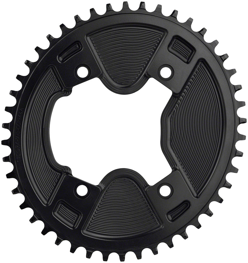 Wolf Tooth Elliptical 110 Asymmetrical BCD Aero Chainrings for 12-Speed Shimano GRX 800 Series - Image 3