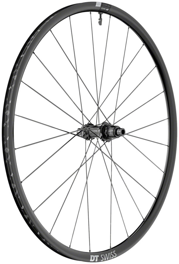 DT Swiss PR 1600 Spline 23 Rear Wheel - 700c, 12 x 142mm, Center-Lock, Black variant 2
