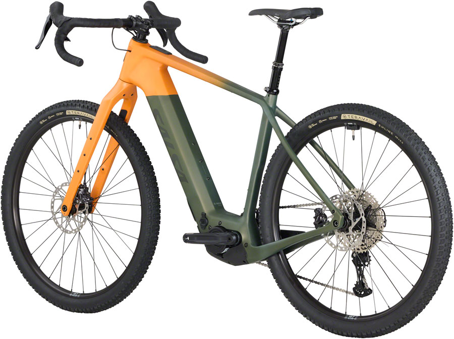 Salsa Tributary C GRX 820 Ebike - 29", Carbon, Dark Pine/Terracotta - Image 3