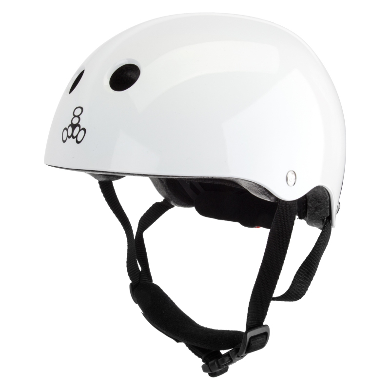 Triple eight LiL 8 Helmet BMX/Skate ABS Hard Shell Youth XS/SM White Dial Adjust Triple eight LiL 8 Helmet BMX/Skate ABS Hard Shell Youth XS/SM White Dial Adjust