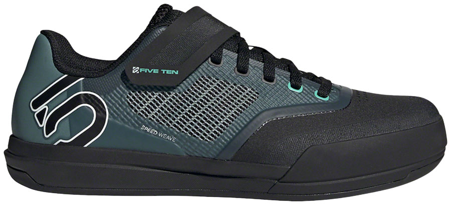 Five Ten Hellcat Pro Mountain Clipless Shoes - Women's, Core Black/Crystal White/DGH Solid Gray - Image 2