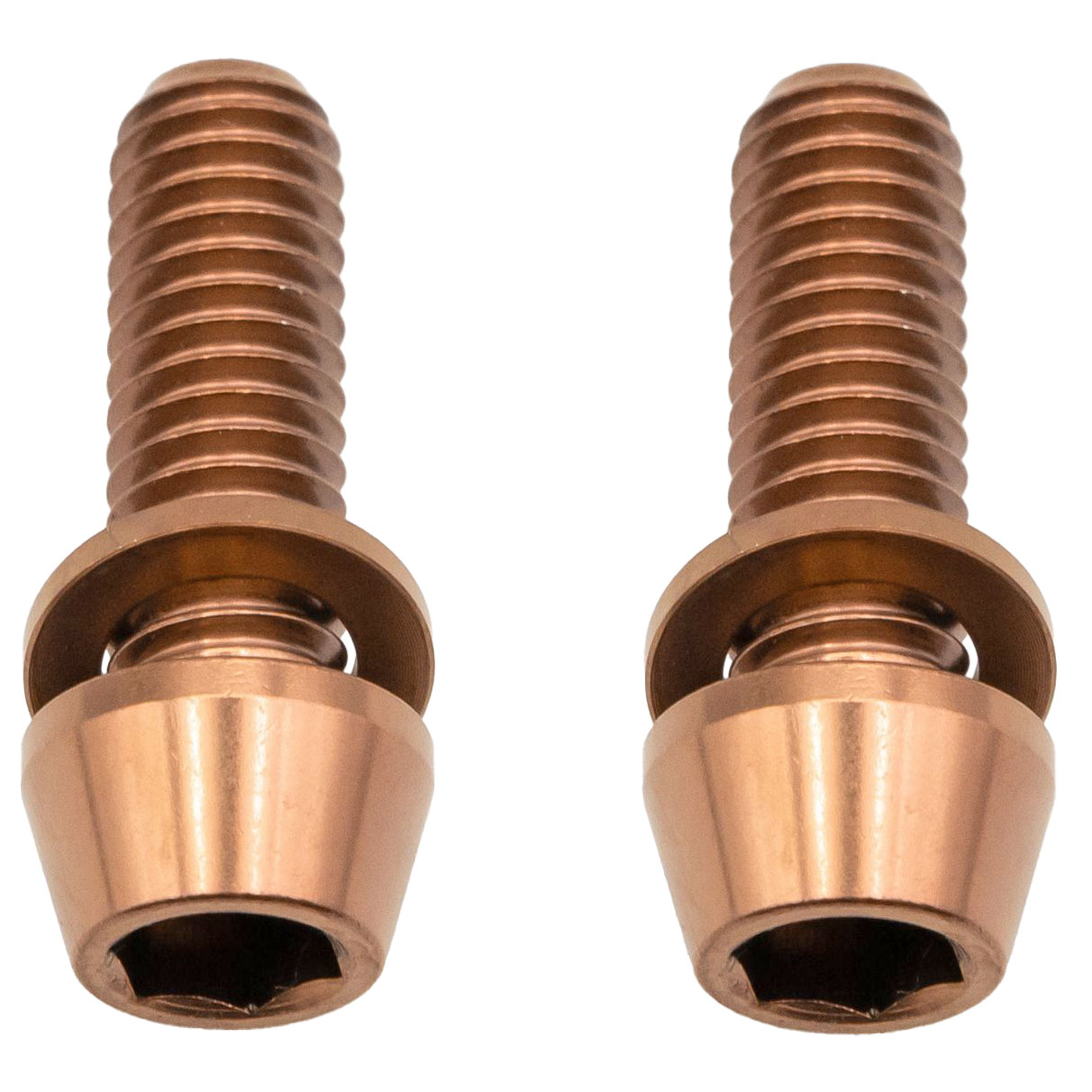 Better Bolts Ti Post Mount Caliper Bolts 18mm Copper 2/Count