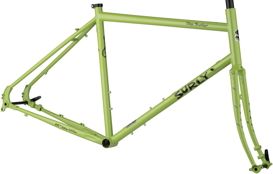 Surly Disc Trucker Frameset - 26", Steel, Pea Lime Soup Surly Disc Trucker Frameset - 26", Steel, Pea Lime Soup
