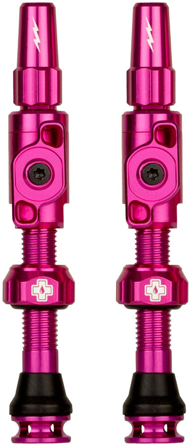 Muc-Off Big Bore Lite Tubeless Valve Stems - Medium 35mm -Pink
