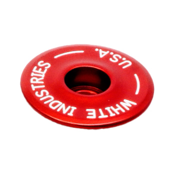 White Industries Headset Top Cap 6061-T6 Aluminum Red