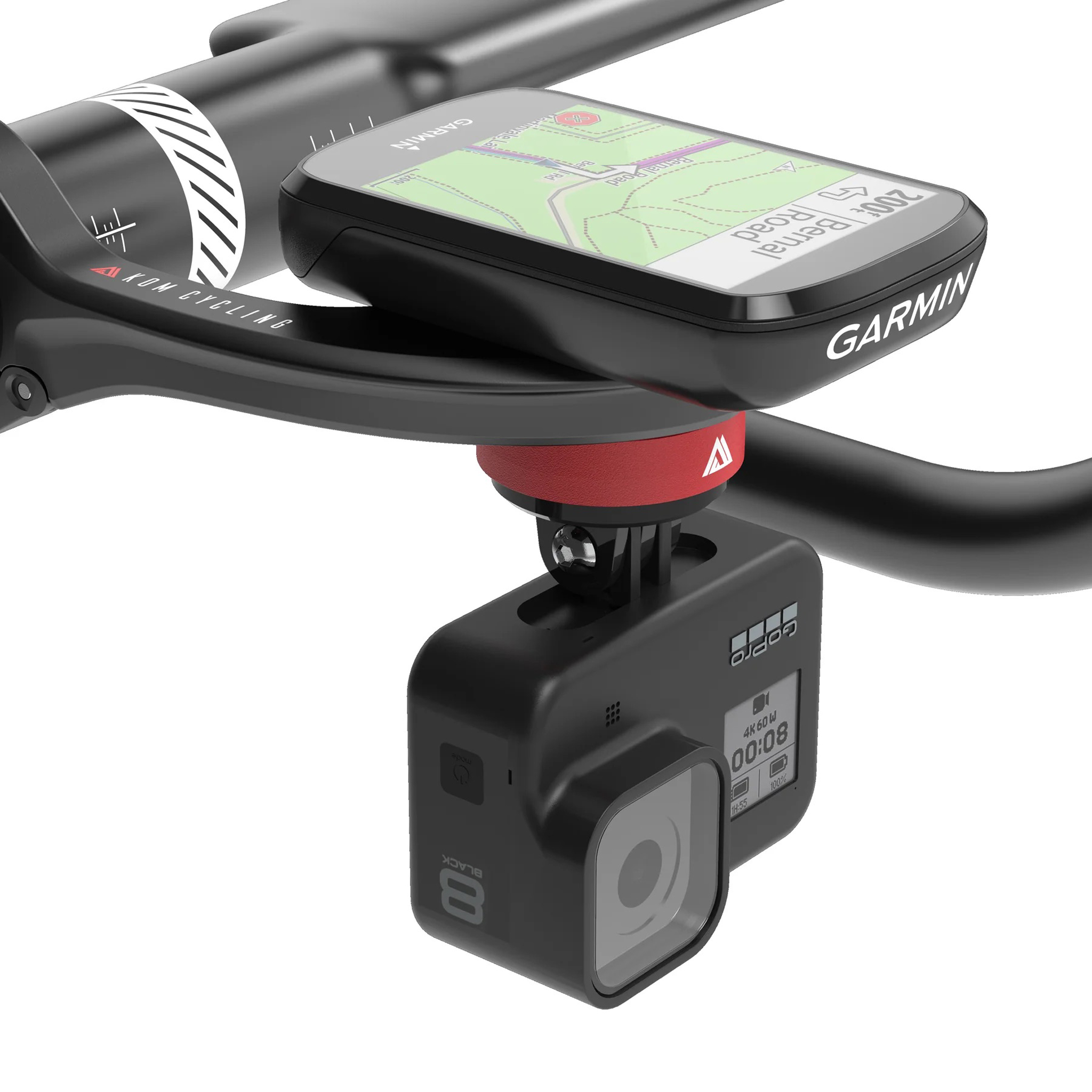 KOM Cycling Quick Release GoPro Mount Black KOM Cycling Quick Release GoPro Mount Black