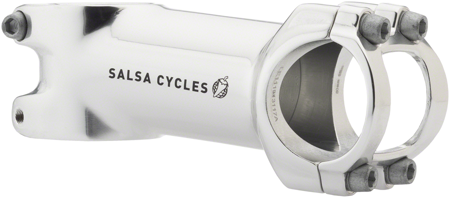 Salsa Guide Stem - 31.8 clamp, +/-6, 1 1/8", Aluminum
