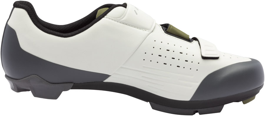 SIDI Silvis XC Clipless Shoes - Mens Ice White/Olive Green - Image 2