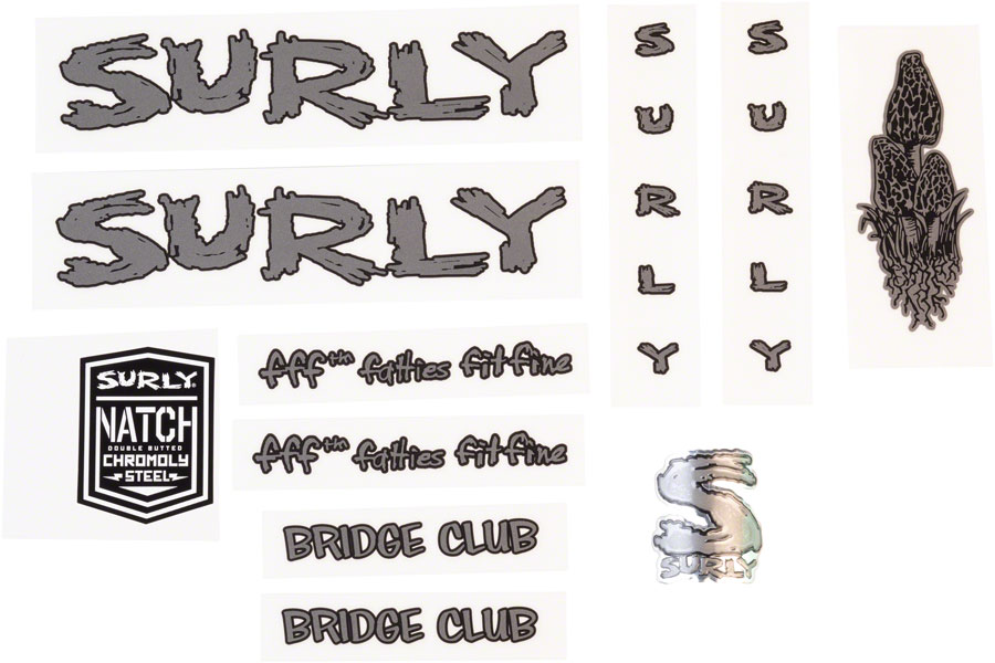 Surly Bridge Club Frame Decal Set variant 3