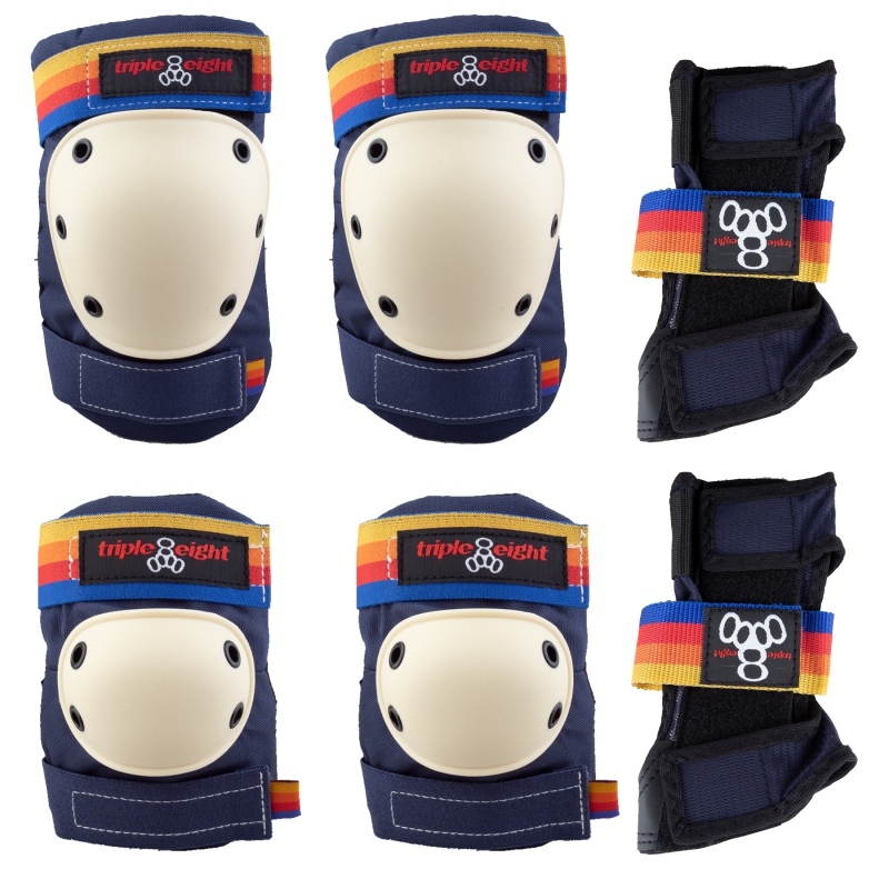 Triple eight Saver Series 3-Pack Pad Set LG Unisex Pacific Beach Blue