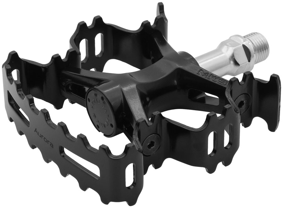 MKS Aurora Pedals - Platform Aluminum 9/16" Black MKS Aurora Pedals - Platform Aluminum 9/16" Black