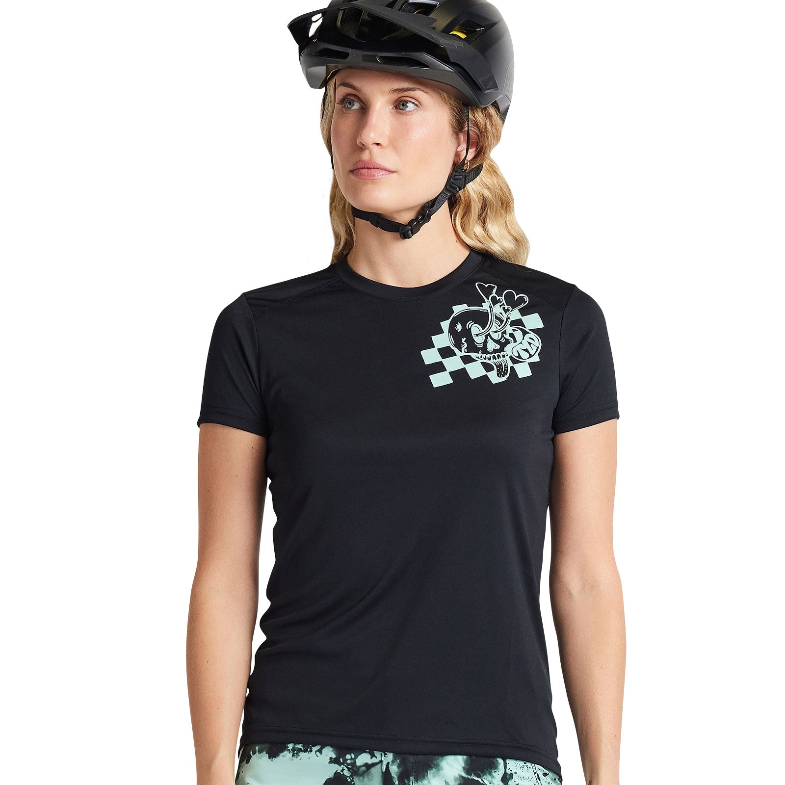 Womens Lilium SS Jersey Micayla Gatto Watercolor Black - Image 7