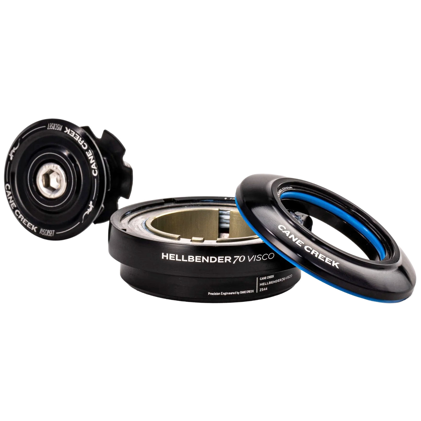 Cane Creek Hellbender 70 Viscoset Upper EC34/28.6 Blk Mid Tune
