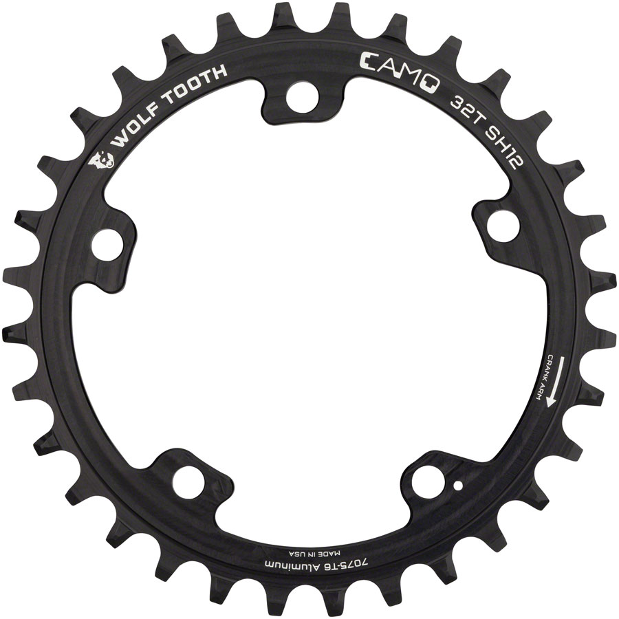 Wolf Tooth CAMO Aluminum Chainring -  12-Speed Hyperglide+ Chain - Image 2