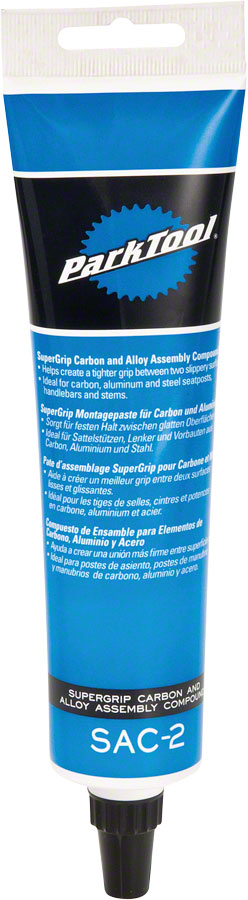 Park Tool SAC-2 SuperGrip Carbon and Alloy Compound - 4oz Tube Park Tool SAC-2 SuperGrip Carbon and Alloy Compound - 4oz Tube