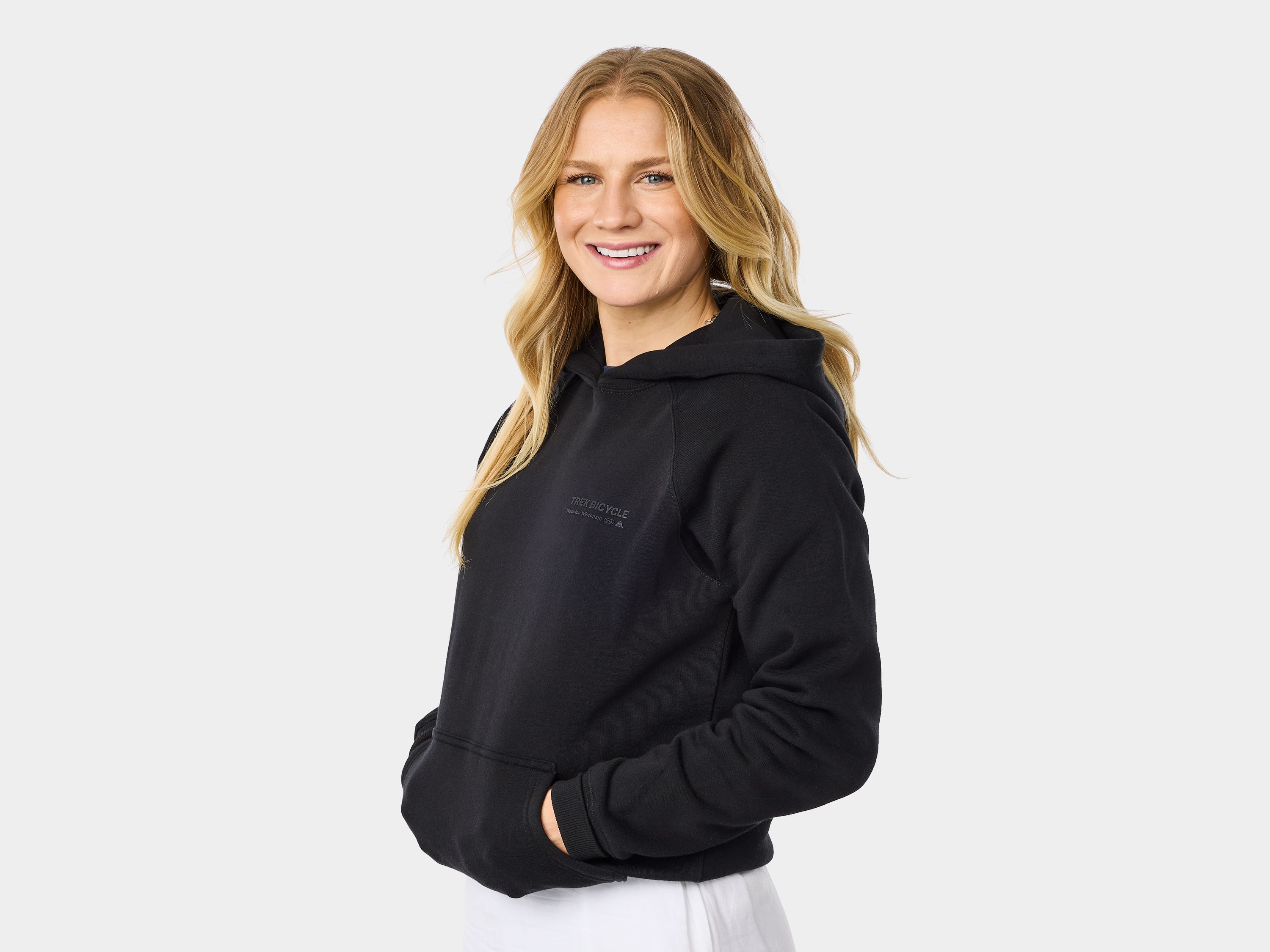 Trek Left Stacked Hoodie XX-Large Black Shirt