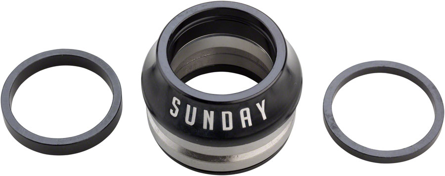 Sunday Integrated Headset - 1-1/8" 15mm Black Conical Sunday Integrated Headset - 1-1/8" 15mm Black Conical