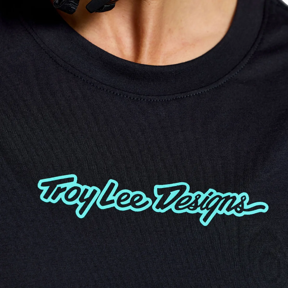 Womens Lilium Ride SS Tee Signature Black - Image 11