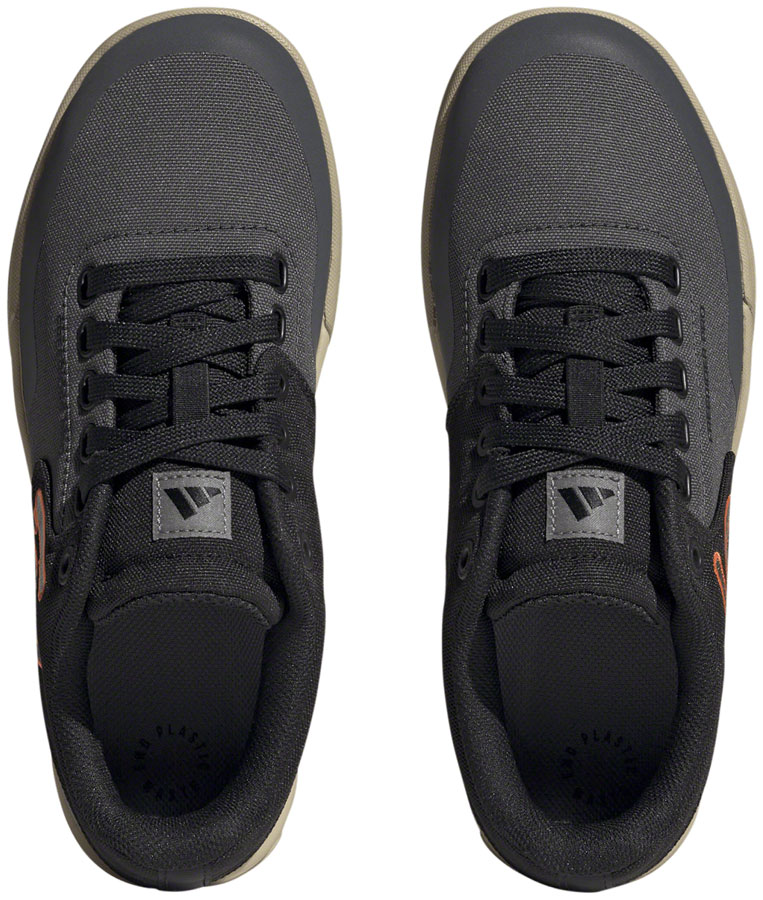 Five Ten Freerider Pro Canvas Flat Shoes - Women's, Gray Six/Gray Four/Impact Orange - Image 3