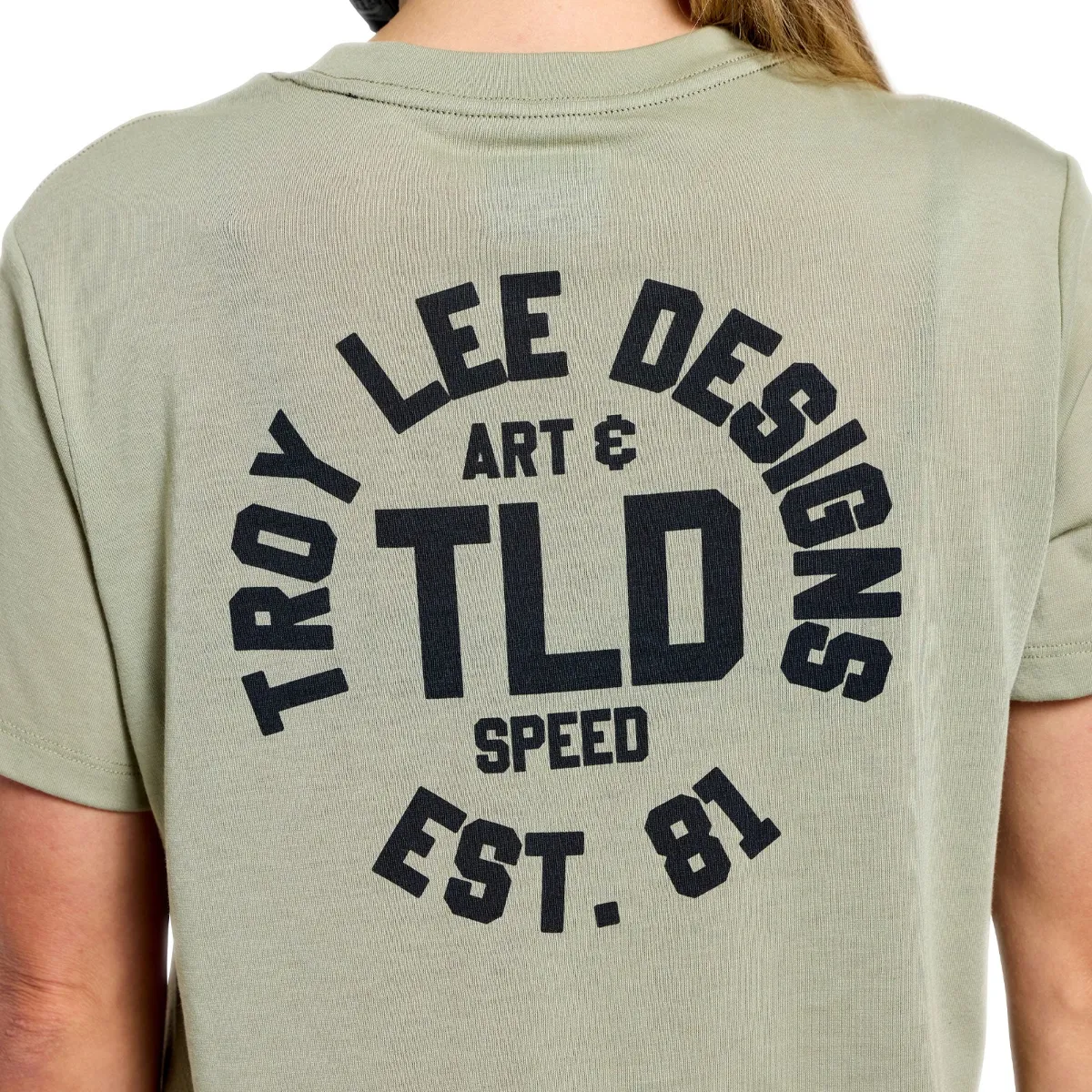 Womens Lilium Ride SS Tee Stamps Sage - Image 13