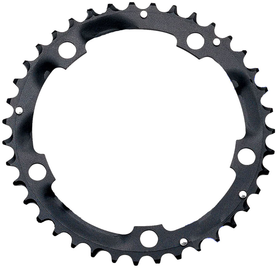FSA Steel Road Triple Chainring 1x 39T Tooth Count 130BCD 5-Bolt Pattern 10-Speed Compatible – BLK