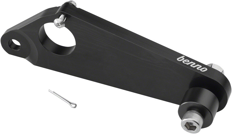 Benno Trailer Adapter QR Mount - Long Fits Boost EVO 1234 Black