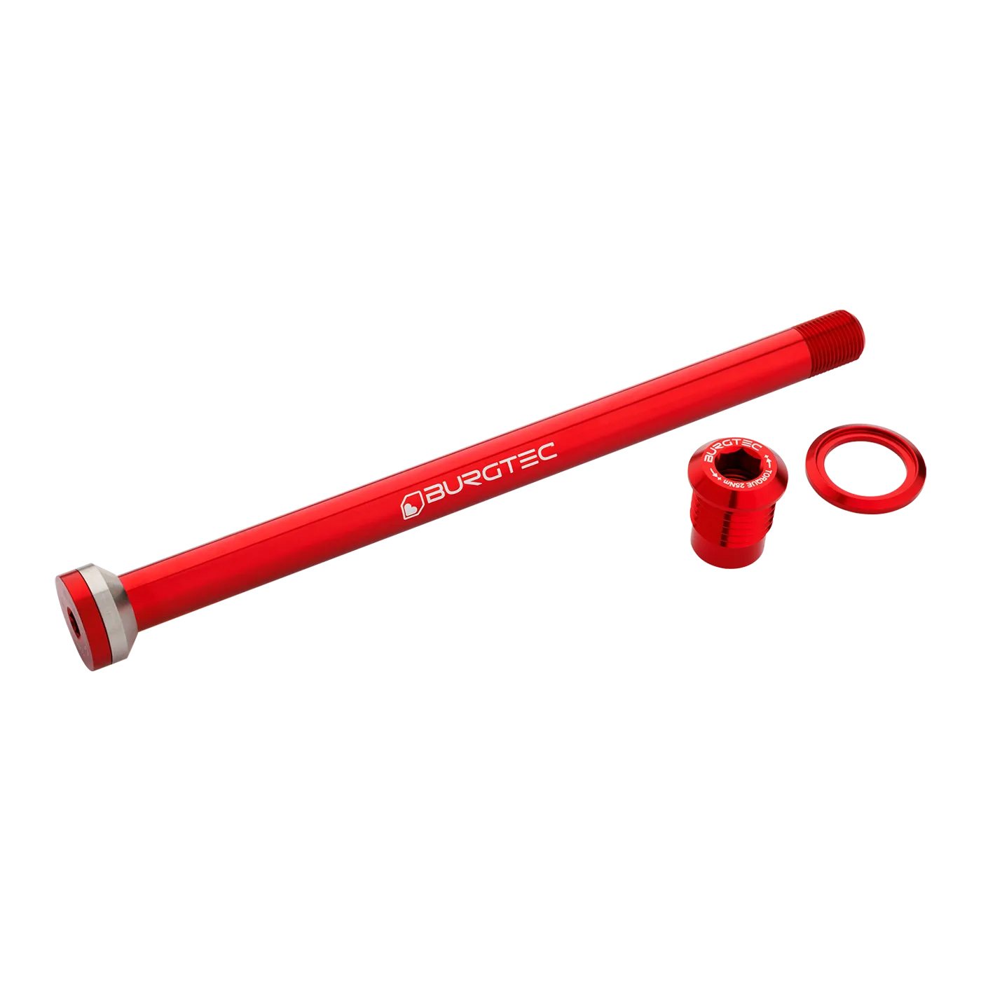 Burgtec Canyon 173mm Rear Axle - Race Red