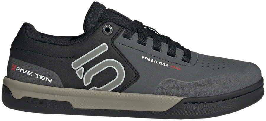 Five Ten Freerider Pro Flat Shoes - Men's, Gray Six/Silver Pebble/Core Black
