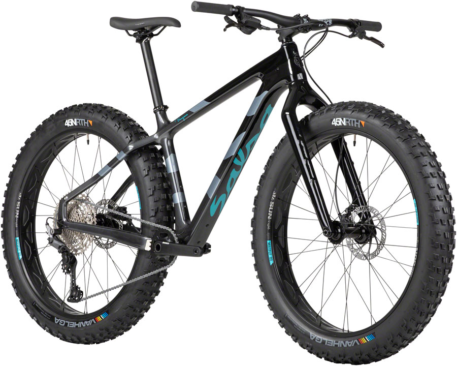 Salsa Beargrease Carbon Deore 11spd Fat Tire Bike - 27.5", Carbon, Black Fade - Image 2