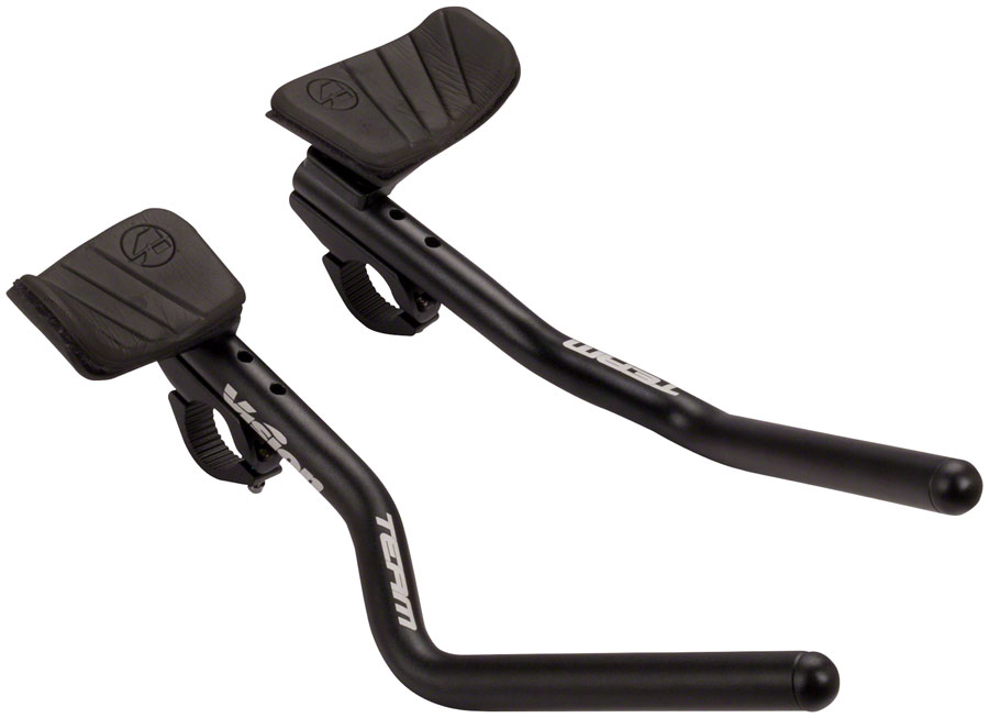 Vision Team Clip-On Aero Bar - 31.8 x 230-270mm J-Bend Black