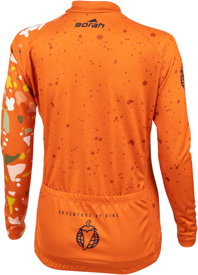 Salsa Women's Terrazzo Long Sleeve Jersey - Orange - Image 2