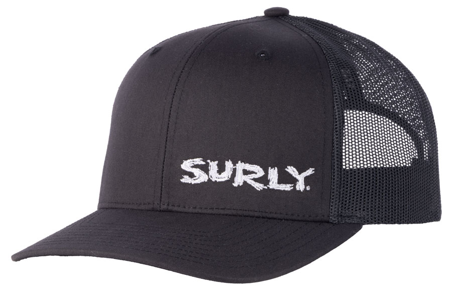 Surly Scratchy Logo Snap Back Hat - Black One Size