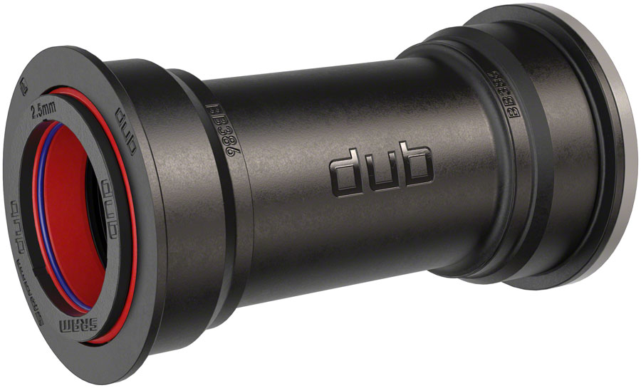 SRAM DUB Wide BB30 Ceramic Bottom Bracket - BB30 68/73mm 73 Road-Wide Black variant 4