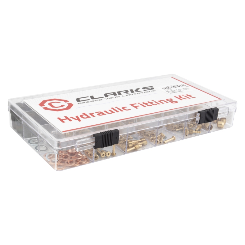 Clarks HYD-02 Hydraulic Brake Caliper Fitting Kit disc brake hoseSram/Shimano 