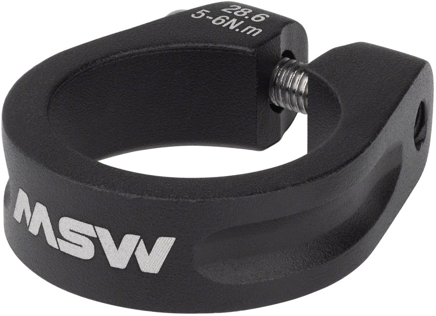 MSW Seatpost Clamp - Bolt-On Black - Image 2