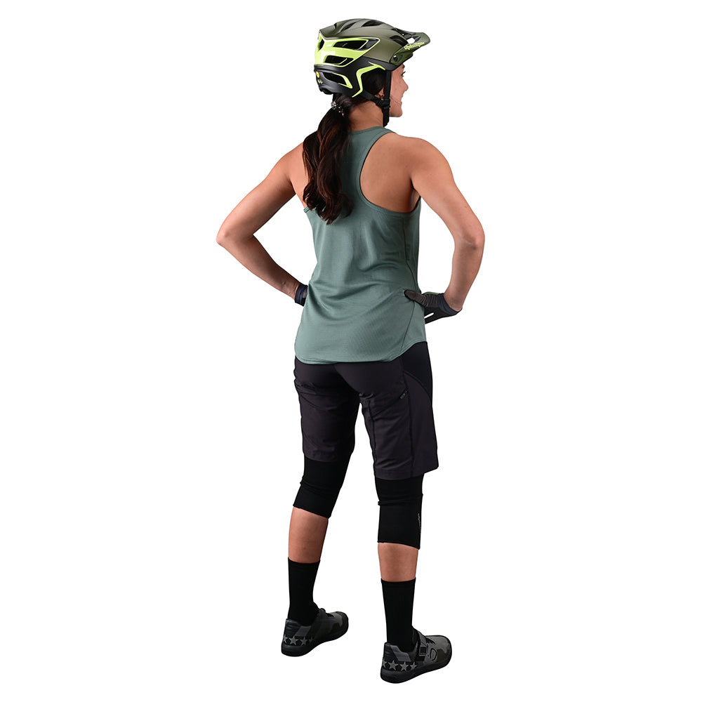 Wmns Luxe Tank Solid Steel Green - Image 4