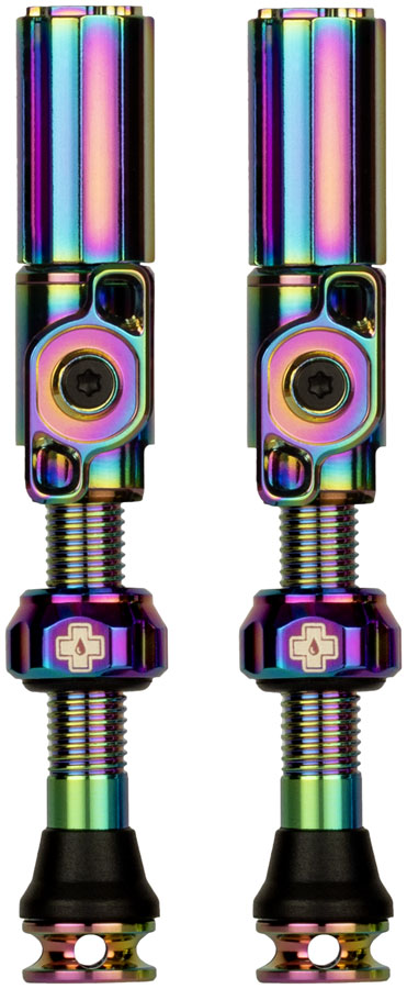 Muc-Off Big Bore Hyrid Tubeless Valve Stems - Small 30mm Iridescent
