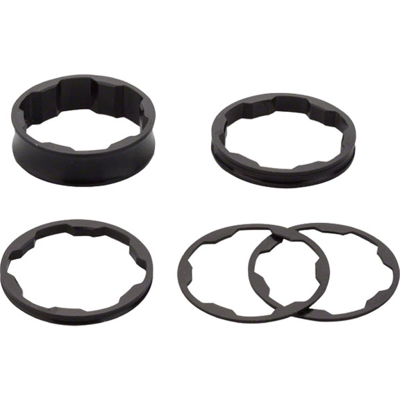 BOX BoxTwo Headset Spacer Kit 1-1/8" - Black BOX BoxTwo Headset Spacer Kit 1-1/8" - Black